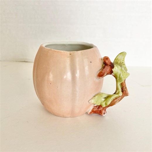 Vintage Porcelain Pumpkin Demitasse Cup Made in Germany Tiny Tea Coffee Cup - Etsy