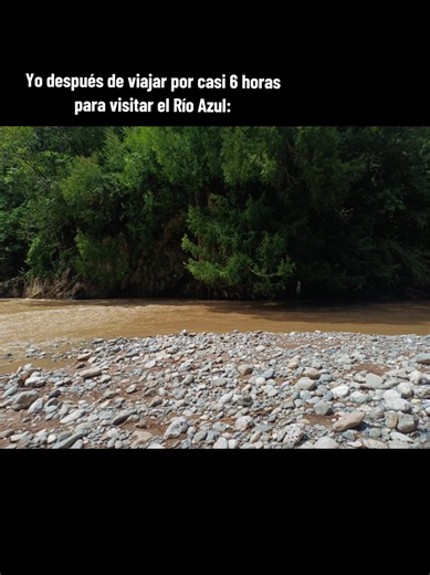 Visita al Río Azul después de 6 horas de viaje