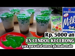 NO WONDER IT'S VIRAL‼️REVEALING THE RECIPE FOR CHEAP AND SIMPLE TADDLE CENDOL ICE | CURRENT ICE 2023