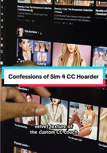 Confessions of a Sims 4 CC Hoarder. I like for my Sims to look expensive. I’ll do whatever it takes to find the perfect CC outfit. Dag Dag. 👹 who’s your favourite CC creator? #thesims4 #sims4 #sims4tok #sims4mods #sims4cc