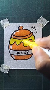 Easy honey drawing | All About Art