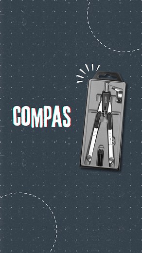Libreria El Poli | ¡Hoy te mostramos como usar un compás de forma correcta! 🥳 ✏️ Vení a nuestra tienda online y conseguí este compás Plantec con ajuste... | Instagram