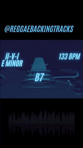 (ii-v-i) Reggae Backing Track in E Minor! Swinging 133 BPM