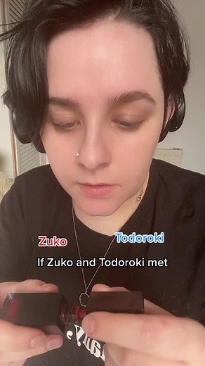 Same character. Except one is in like... italics or something #atla #zuko #mha #todoroki #shoto