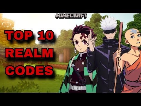 *NEW* TOP 10 BEST REALM CODES FOR MINECRAFT BEDROCK EDITION!