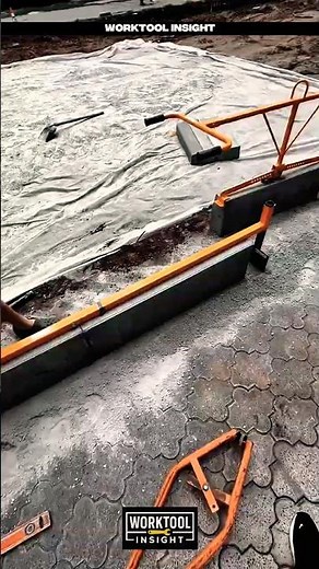 Leveling tool ensures precise base for paving installation