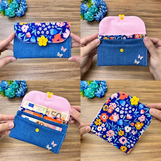 302K views · 3K reactions | Amazing Simple Sewing Tricks朗 How to make this chic and cute wallet ? | Knitting Woman and Embroidery | Facebook