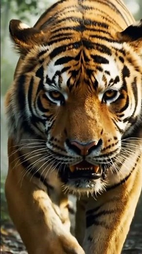 Tiger Walking & Running Cinematic 🐅🔥 | Epic Jungle Short