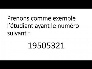 Comment coder votre numéro d'étudiant ou numéro apogée en examen QCM élaboré par AMC