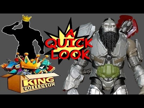 ATRIOX HALO Wars 2 Infinite Covenant Warlord Mattel Video Game Action Figure Quick Look Review