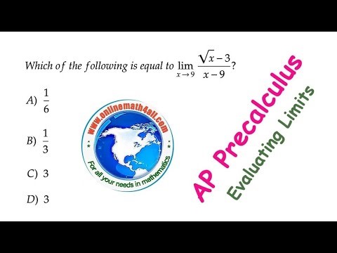 AP Precalculus (Evaluating Limits)