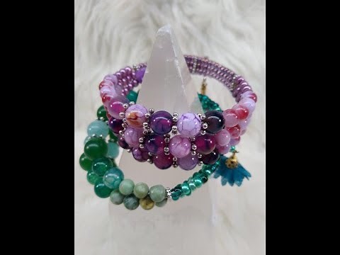 Memory Wire Cuff Style Bracelet Tutorial