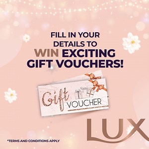 Get ready to glow and win amazing vouchers this Eid with LUX! | LUX
