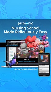 Proven to increase memory retention by 331%, Picmonic uses unique, memorable images, videos and stories to help nursing school students study less, retain more, and get better grades on their exams. | Picmonic for Nursing