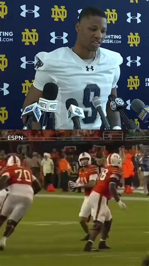 Something that stands out about Tae Johnson, even as a freshman, is his leadership. During the Miami game, after Karson Hobbs missed a crucial tackle, Johnson walked over and lifted his chin up. I asked him today why being that kind of teammate matters.“That’s kinda how I grew up, you know, never put your head down.” 🥹