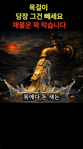 목걸이 당장 그 건 빼세요.재물운 금전운 꽉 막힙니다|풍수지리|금전운|재물운|풍수인테리어