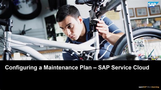 Configuring a Maintenance Plan - SAP Service Cloud