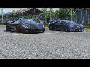 SSC Tuatara vs Bugatti Chiron at Monza Full Course