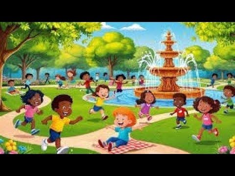 Bright 3D Cartoon Style Illustration