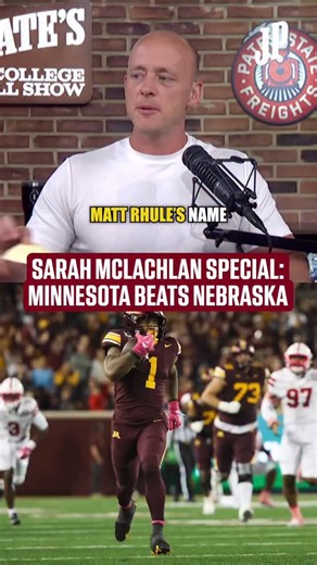 22K views · 93 reactions | This week’s Sarah McLachlan Special… Nebraska  #collegefootball #podcast #joshpate #minnesota #nebraska | Josh Pate's CFB Show Clips | Facebook