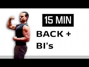 15 Minute Pull Day Workout | Back & Biceps Routine (Beginner Friendly)
