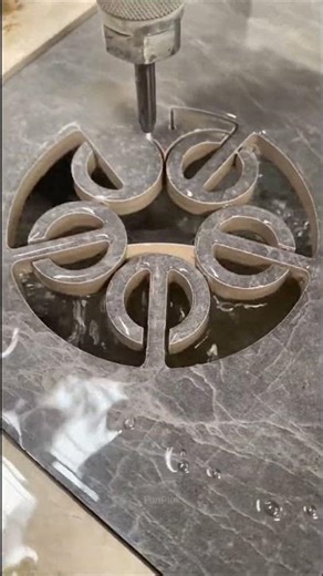 This Water Can Cut Through Steel! 💧⚡ | Water Jet Cutting Machine Explained #shorts