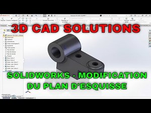 Solidworks - Editing the Sketch Plane - Tutorial