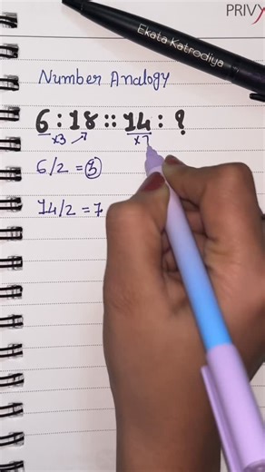 Maths unity | Number Analogy Made Easy In this video, you will learn how to solve number analogy questions easily. This trick helps you understand the... | Instagram