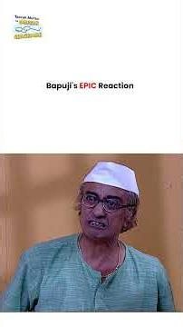 Bapuji's Epic Reaction ! #tmkoc #funny #jethalal #daya #shortsfeed #comedy