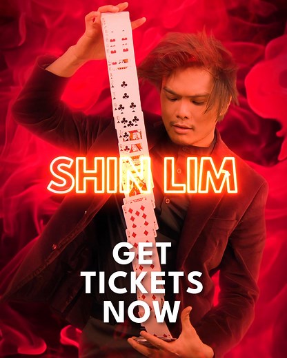 Shin Lim show tickets are on sale for December 1st and 2nd. Get your tickets today! | The Venetian Resort Las Vegas | Facebook