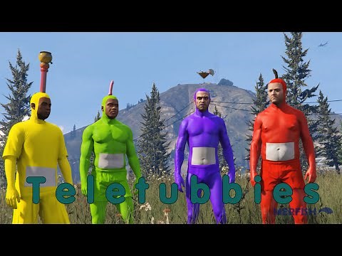 Teletubbies recreated in GTA V