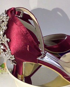 YENI In Wine  ️ N28,000  Sizes: 35-42  Heel Height: 2inches....