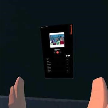 An interactive music player in Rec Room