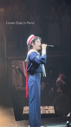 Conan Gray in Paris on the Wishbone World Tour ! #conangray #wishbone #concert