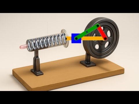 Spring to Motion Mechanism | Innovative Science Model