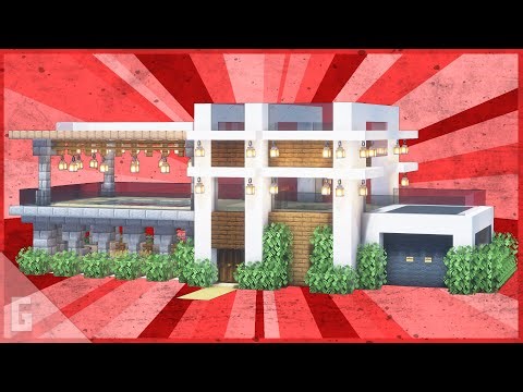 Easy Modern House Build Tutorial Minecraft