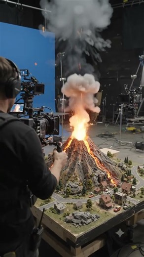 🌋 STEP — MINI VOLCANO TEST Real Volcano Eruption Behind the Scenes 🌋 | Hollywood Movie Set