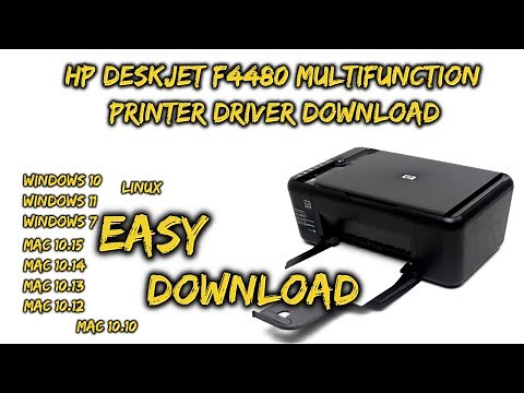 HP Deskjet F4480 multifunction printer Driver Download