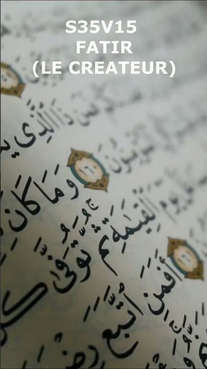 Écoute Le Coran en Français Sourate Le Créateur AL FATIR S35V15 #coranfrancais #souratecoran