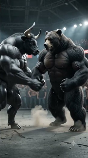 Bear vs bull #anime