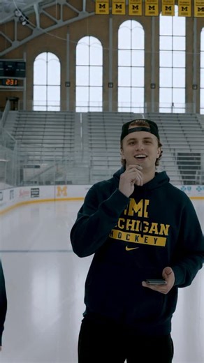 Luca Fantilli introduces Michigan’s first ever No. 88 - Henry Mews #LapVideos #NewBlue #GoBlue〽️ | Michigan Hockey