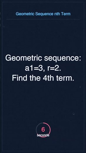 Math flex check: Geometric Sequence nth Term — let's see it! 💪