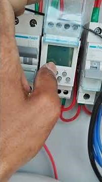 Hager Digital Timer Pen Drive Setting EG103E