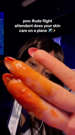 ASMR the toxic flight attendant gives you a very relaxing skin care treatment on an airplane ✈️🥰🧴✨👩🏻‍✈️ Sit back, relax, and let me roast you! 🛫 #asmr #asmrskincare #asmrfacial #asmrmassage #asmrspa #asmrflightattendant #flightattendant #asmrpov #pov #asmrroleplay #layeredsounds #doingyourskincare #skincareroutine #skincare #personalattention #foley #asmronaplane #layeredsounds #satisfying #fyp #fypシ #foryou #foryoupage