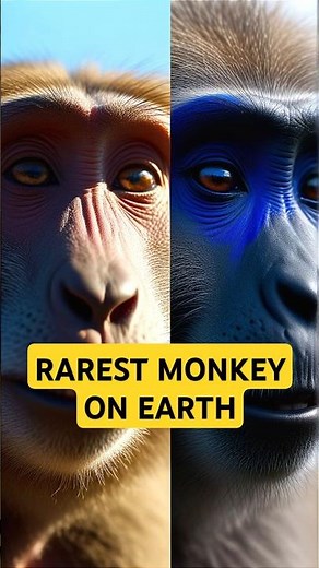 The Mystery of Blue-Faced Monkeys Explained #mandrill_insights #mandrill_trivia #mandrill_facts