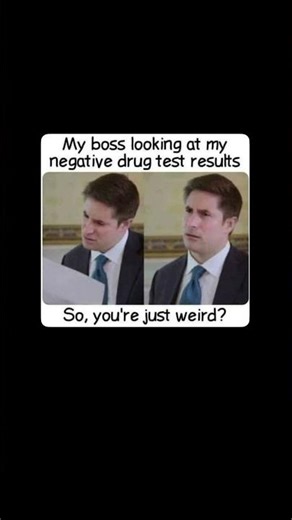My boss looking at my negative drug test results #youtubeshorts #funny #corporate #work