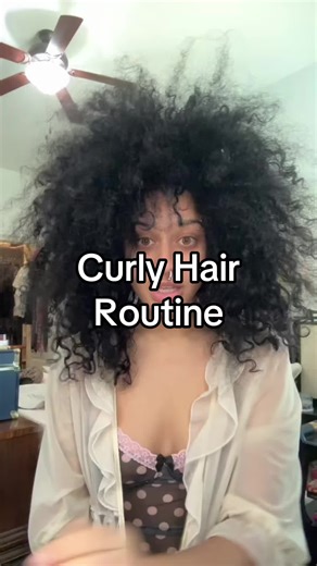 Affordable Curly Hair Routine for 3C Type Hair