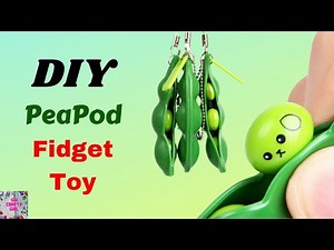 DIY Peapod Fidgets / Viral TikTok fidget toys / How to make Peapod fidgets / TikTok fidget toy