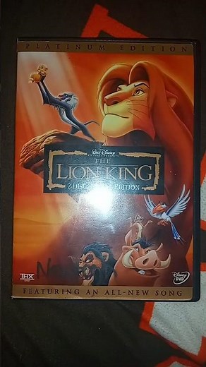 Disney's The Lion King 2-Disc Special Edition DVD Overview 1994/2003