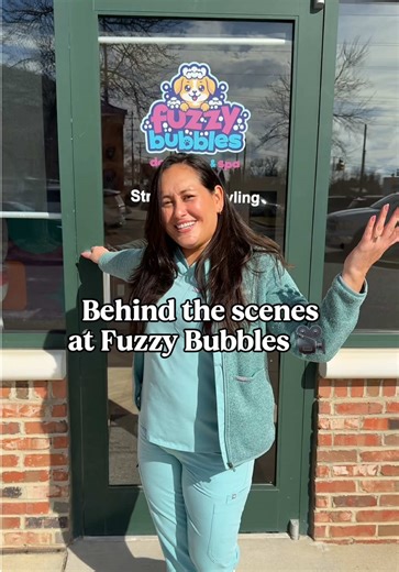 Come take a peek behind the scenes at Fuzzy Bubbles 🫧 From start to finish, our focus is on gentle handling, a quiet environment, and creating a low stress experience for every pup in our care. Grooming should feel safe, calm, and positive not overwhelming. Call 704-256-7576 to book your appointment today 🛁